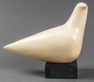 Cleo Hartwig "Dove" Modern Plaster Sculpture