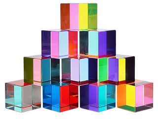 10 Vasa Velizar Mihich Acrylic 4" Cubes