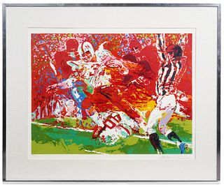 Leroy Neiman Serigraph 'Game of Century' Football
