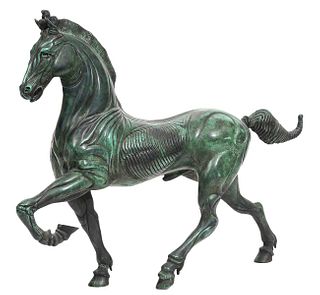 Ludovico de Luigi Bronze Horse Sculpture