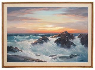 Philip Shumaker 'Sunrise Glow' Oil on Canvas