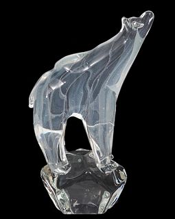 Licio Zanetti Murano Glass Polar Bear