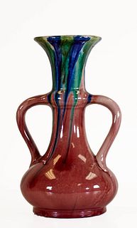 Drip Glaze Vase (Mid Century)