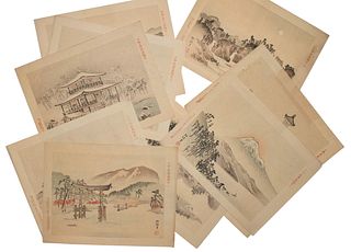 Oriental School Woodblocks (19th - 20th Century)