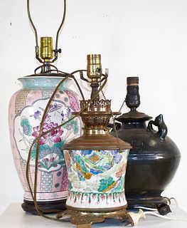 Oriental Vase Lamp Conversions