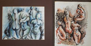 Nude Action Paintings (20th Century)