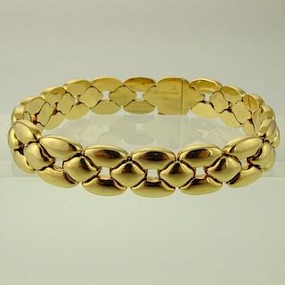 Circa 1992 Cartier 18 Karat Yellow Gold Margot Bracelet