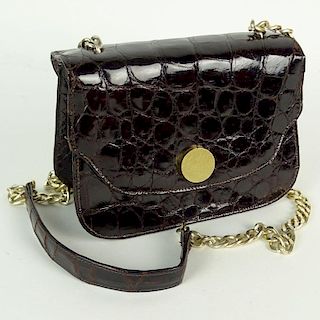 Vintage Alligator Handbag. Stamped Genuine Alligator.
