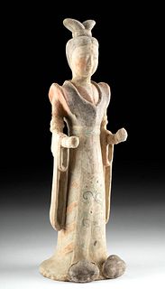 Chinese Tang Dynasty Ceramic Female Figure