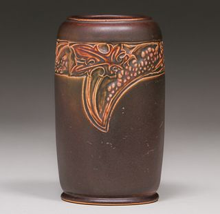 Roseville Rosecraft Vintage Cylinder Vase