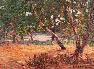 Clara M. Paton Los Angeles Painting Sycamore Trees