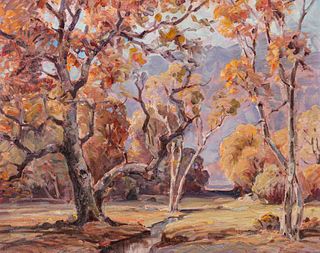 Thorwald Probst Painting "Verduga Canyon" c1920s