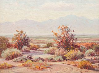 John Anthony Conner California Desert Oil Painting
