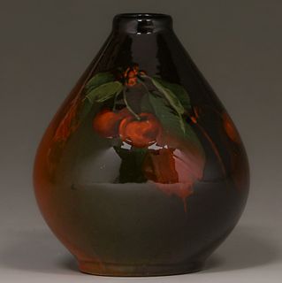 Louwelsa Weller Standard Glaze Apple Vase c1890s