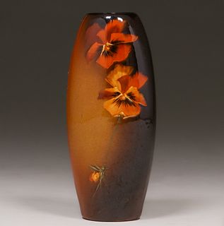 Louwelsa Weller Standard Glaze Floral Pillow Vase