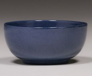 Paul Revere Pottery Blue Bowl 1926