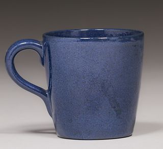 Paul Revere Pottery Blue Mug c1920s