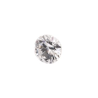 DIAMANTE SIN MONTAR  1 Diamante corte brillante ~0.21 ct Calidad comercial.