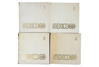 México 68. México: Editado por el Comité Organizador de los Juegos de la XIX Olimpiada, 1969.  Tomos I - IV.