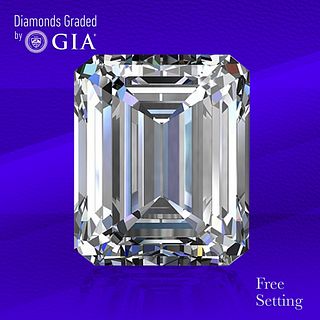 5.01 ct, G/VS2, Emerald cut Diamond. Unmounted. Appraised Value: $320,600 