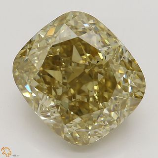 3.61 ct, Natural Fancy Brown Yellow Even Color, VS1, Cushion cut Diamond (GIA Graded), Unmounted, Appraised Value: $35,700 