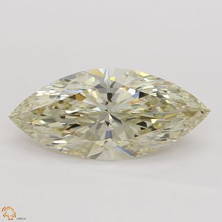 2.02 ct, Natural Fancy Light Brownish Yellow Even Color, IF, Marquise cut Diamond (GIA Graded), Unmounted, Appraised Value: $23,900 