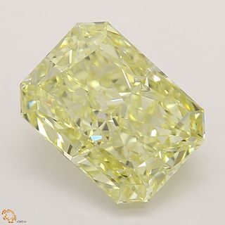 2.17 ct, Natural Fancy Yellow Even Color, VVS2, Radiant cut Diamond (GIA Graded), Unmounted, Appraised Value: $47,700 