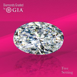 10.44 ct, H/VVS2, Oval cut Diamond. Unmounted. Appraised Value: $1,396,300 