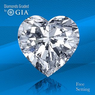 4.01 ct, F/VS1, Heart cut Diamond. Unmounted. Appraised Value: $252,600 