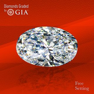 3.04 ct, E/VS2, Oval cut Diamond. Unmounted. Appraised Value: $114,300 