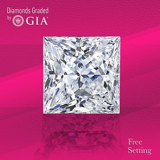 1.51 ct, G/VVS2, Princess cut Diamond. Unmounted. Appraised Value: $21,800 