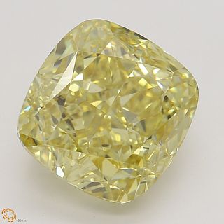 3.59 ct, Natural Fancy Brownish Yellow Even Color, VS1, Cushion cut Diamond (GIA Graded), Unmounted, Appraised Value: $43,500 