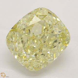 2.51 ct, Natural Fancy Yellow Even Color, VVS2, Cushion cut Diamond (GIA Graded), Unmounted, Appraised Value: $40,500 