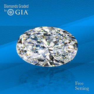 3.01 ct, G/VVS2, Oval cut Diamond. Unmounted. Appraised Value: $115,800 