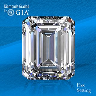5.15 ct, D/VVS2, Emerald cut Diamond. Unmounted. Appraised Value: $721,000 