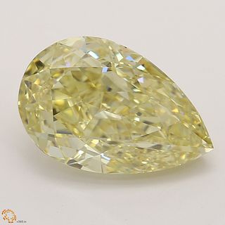 2.51 ct, Natural Fancy Brownish Yellow Even Color, IF, Pear cut Diamond (GIA Graded), Unmounted, Appraised Value: $30,400 