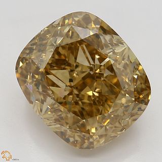 3.70 ct, Natural Fancy Brown Orange Even Color, SI1, Cushion cut Diamond (GIA Graded), Unmounted, Appraised Value: $36,900 