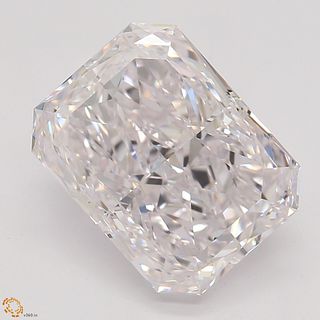2.52 ct, Natural Very Light Pink Color, VS1, TYPE IIa Radiant cut Diamond (GIA Graded), Unmounted, Appraised Value: $274,600 