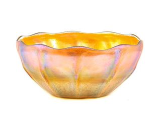 Louis Comfort Tiffany Favrile Glass Console Bowl