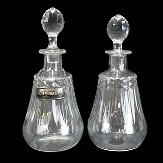 Pair of Baccarat Decanters