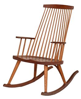 Thomas Moser Windsor Style Cherry Rocking Chair