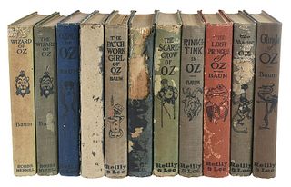 11 "Oz" Books by Lyman Frank Baum