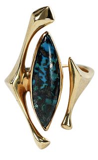 18kt. Turquoise Ring 