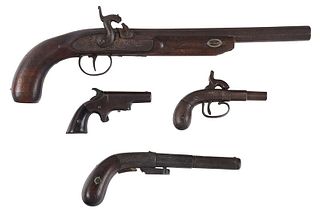 Four Antique Pistols