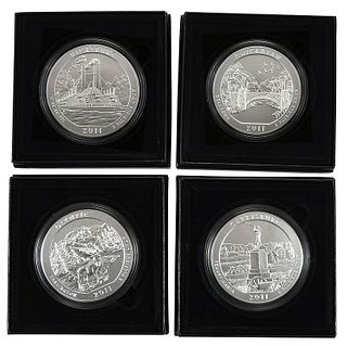 2011 "America The Beautiful" 5 Oz. Silver Coins 