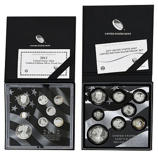 Five Limited Edition Silver Proof Sets 