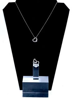 Elsa Peretti Tiffany & CO 925 Ring & Necklace
