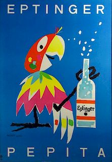 Color Poster "Eptinger - Pepita" by Herbert Leupin