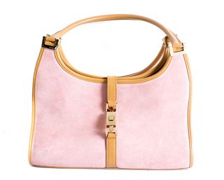 Gucci Jackie O Bag in Rose Suede