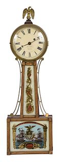 American Federal Gilt glomis? Banjo Clock